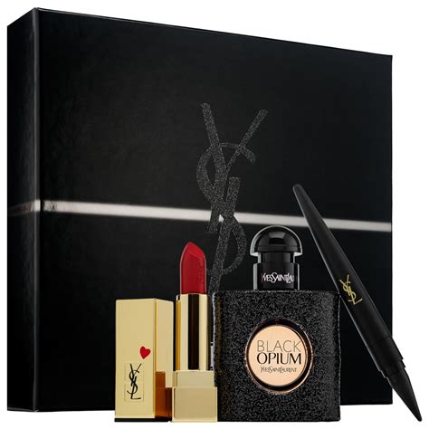 ysl black opıum gift set|black opium gift set sale.